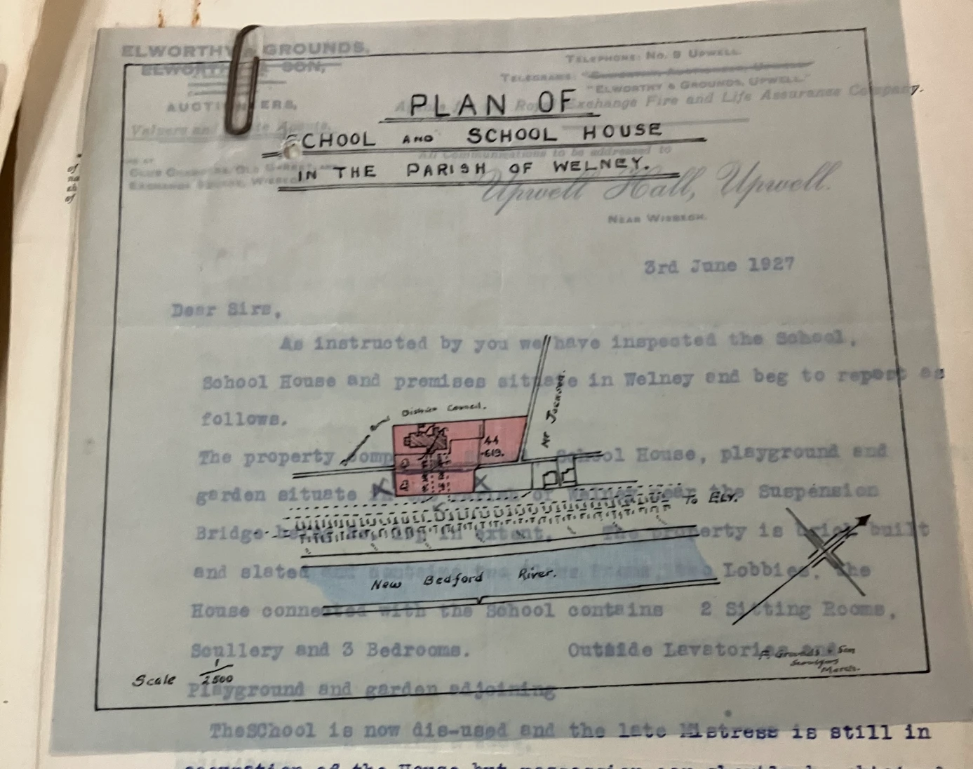 Valuation of the school property